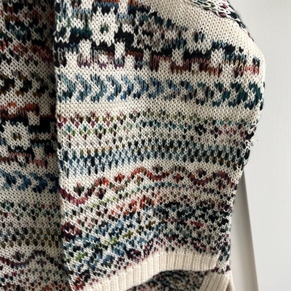 NWOT Peruvian Connection Pima Cotton aztec Boho Pullover Sweater XS / S - Picture 6 of 9